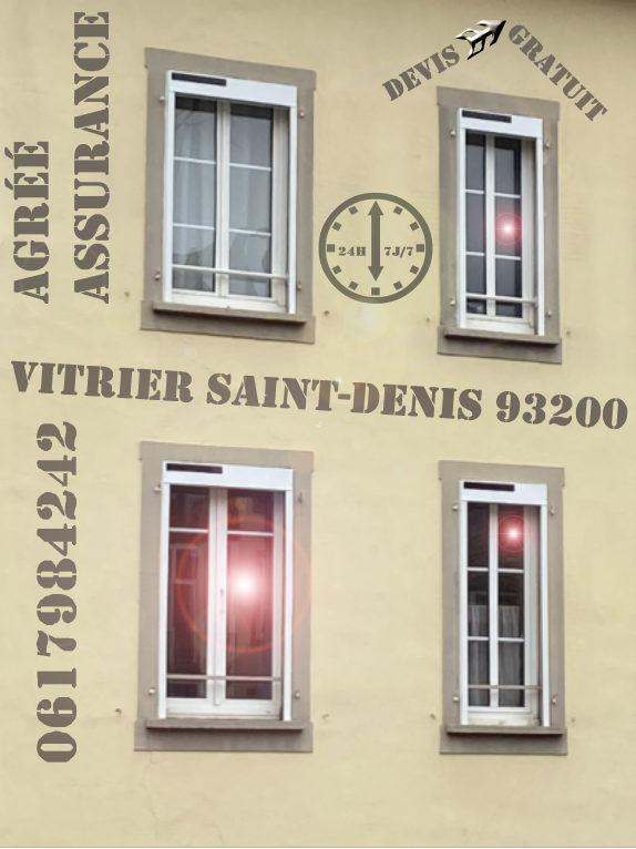 Urgence vitrier Saint-Denis 93200