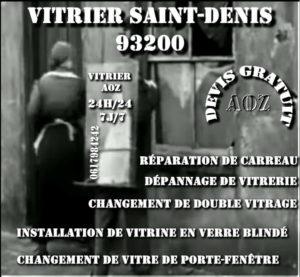Vitrier Saint-Denis agréé assurance