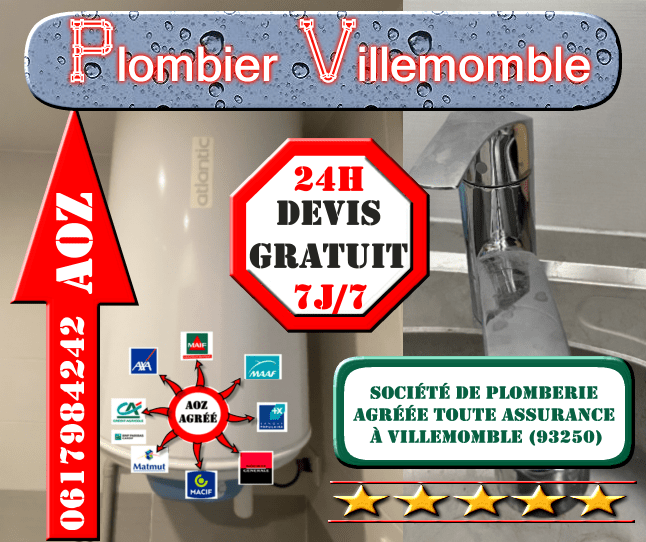 Plombier Villemomble 93250
