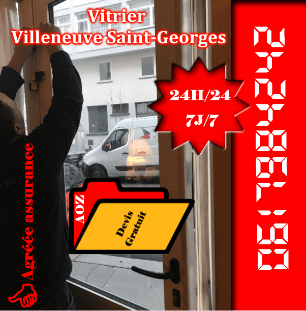 Vitrier Villeneuve Saint-Georges