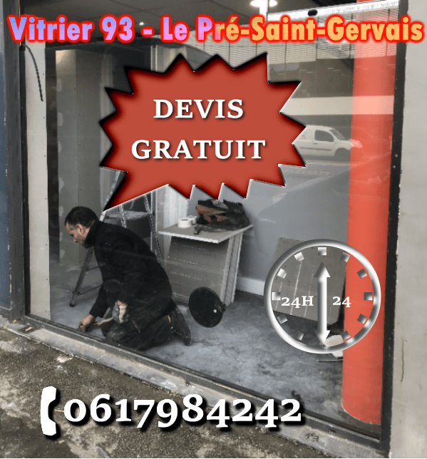 Vitrier Pré-Saint-Gervais