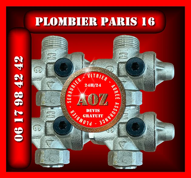 Plombier Paris 16 agréé