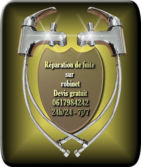 Réparation de fuite sur robinet