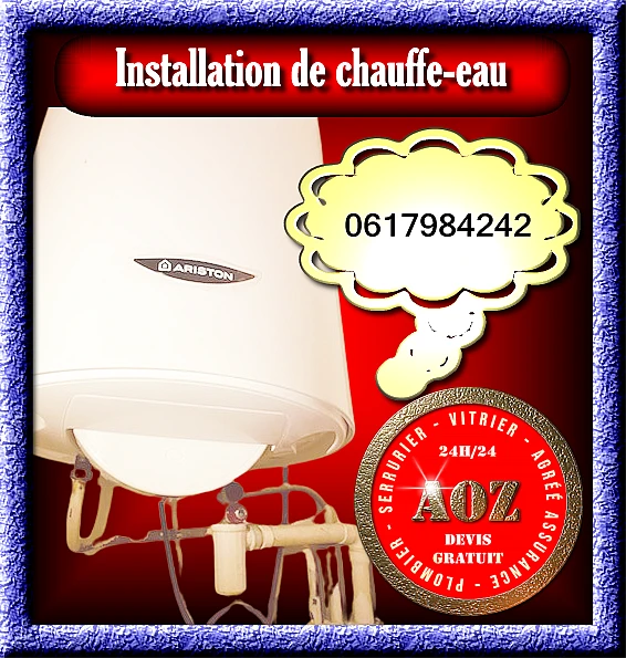 Installation de chauffe-eau